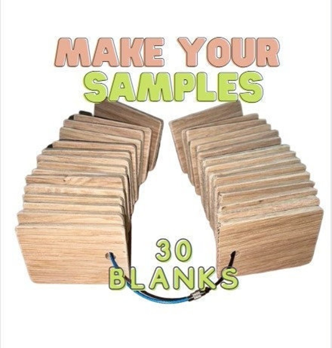 Real Wood Blank Stain Sample Set for Contractors or Home Designers Etsy