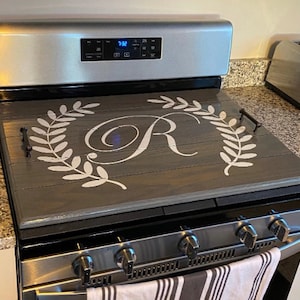 Wooden Noodle Board for Electric stove Glass Top Noodle Board, Stove Top Cover, Handmade Personalized Gift for her