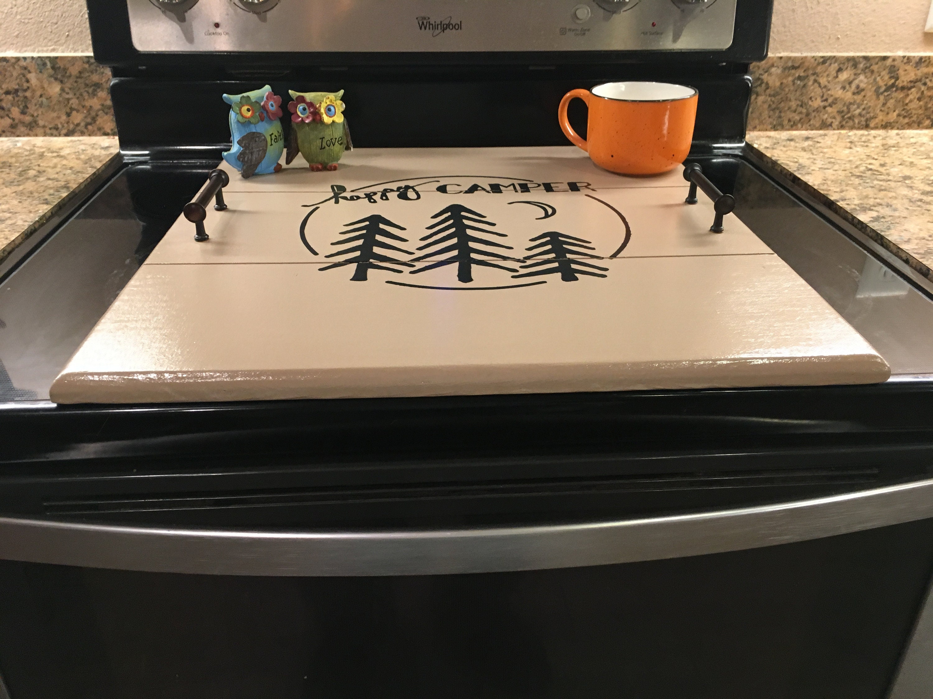 RV Stove top Cover Happy Camper Etsy France