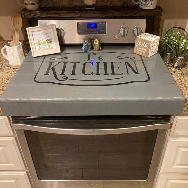 Noodle Board Gas Stove Cover Etsy