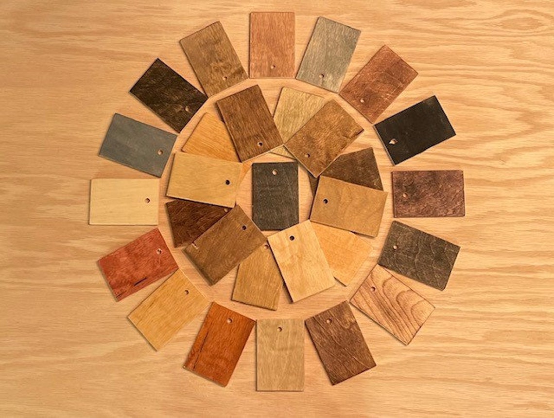 Alder Real Wood Stain Sample Set for Contractors or Home Etsy