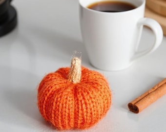 K111 Pumpkin Knitting Pattern - Teeny Tiny Mini Pumpkin decor or Trick or treat presents, home decoration for Halloween - by Zabelina Etsy