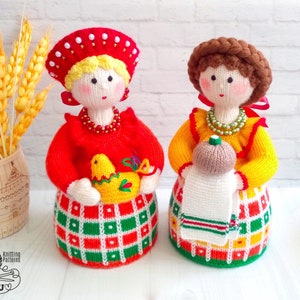 Set of 4 Knitting Patterns - Knitted interior dolls (94,95,96,97) - Amigurumi - by Zabelina Etsy