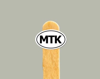 Montauk vinylklistermärke — Hamptons Beach-present, vattenflaska och laptopdekal