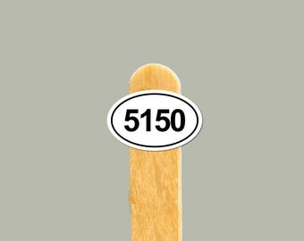 5150 Olympic Triathlon Vinyl Sticker — Triathlete Gift, Water Bottle & Laptop Decal