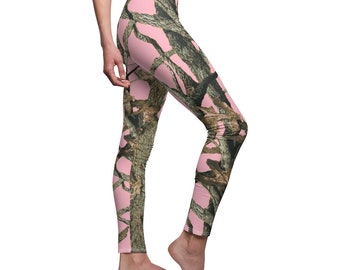 Pink Camouflage Leggings 