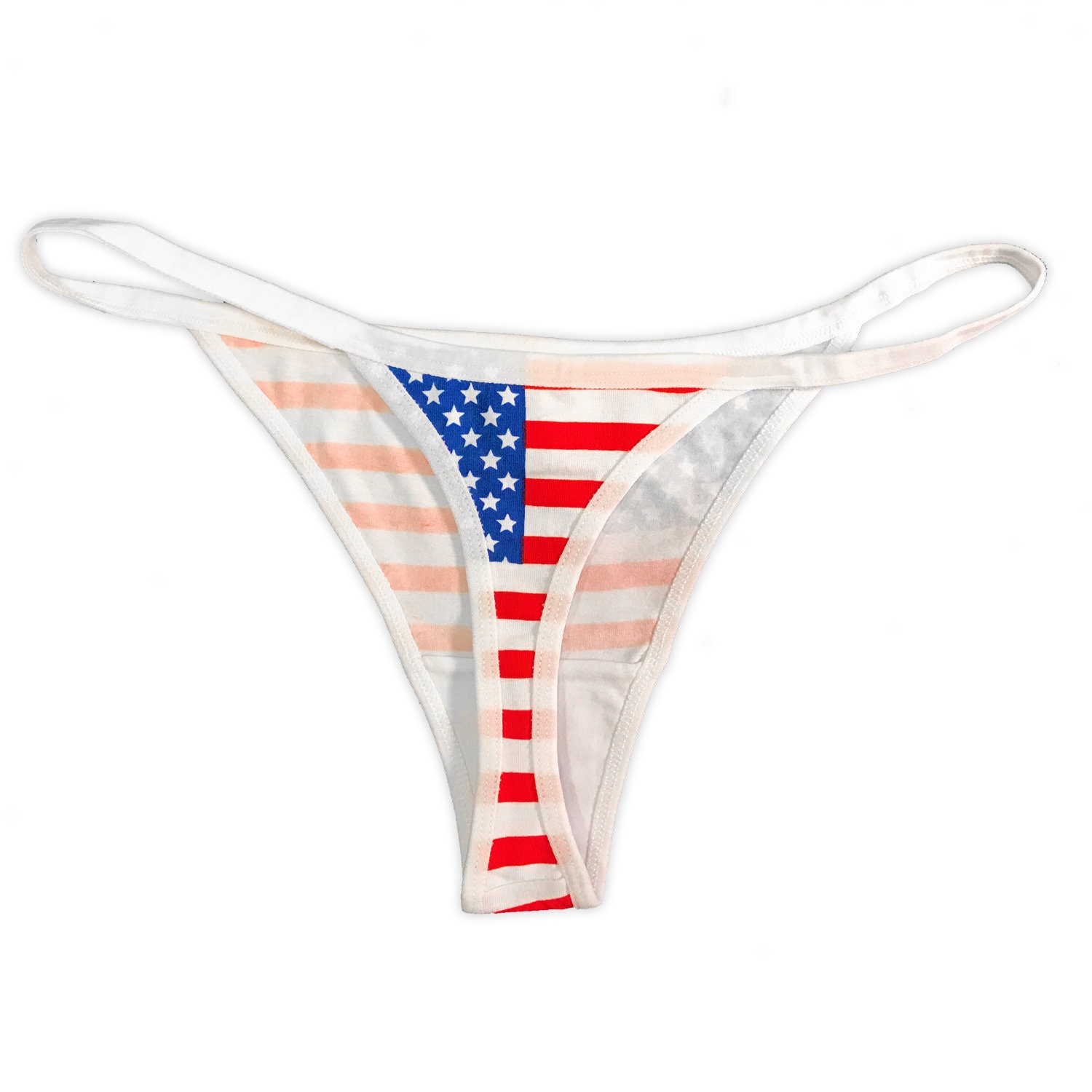 Patriotic Women's American Flag Thong Panty for Women Free Etsy