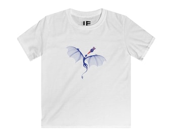 Fantasy Flying Dragon Kids Tee