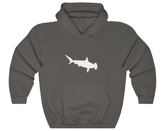 Hammerhead Shark- Unisex Heavy Blend Hooded Sweatshirt