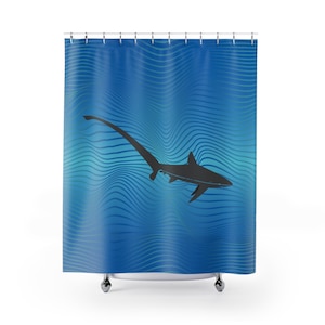 Thresher Shark Shower Curtain