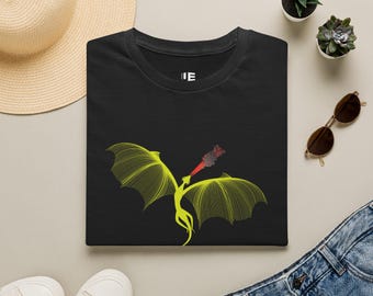 Dragon Fire Breathing – bawełniana koszulka unisex