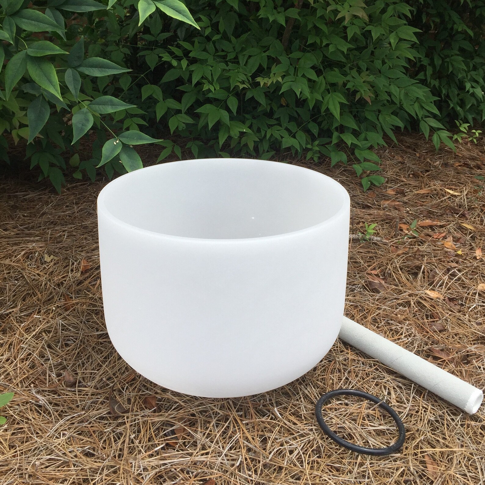 6-14 Inch Frosted Quartz Crystal Singing Bowl Yoga Meditation Crystal