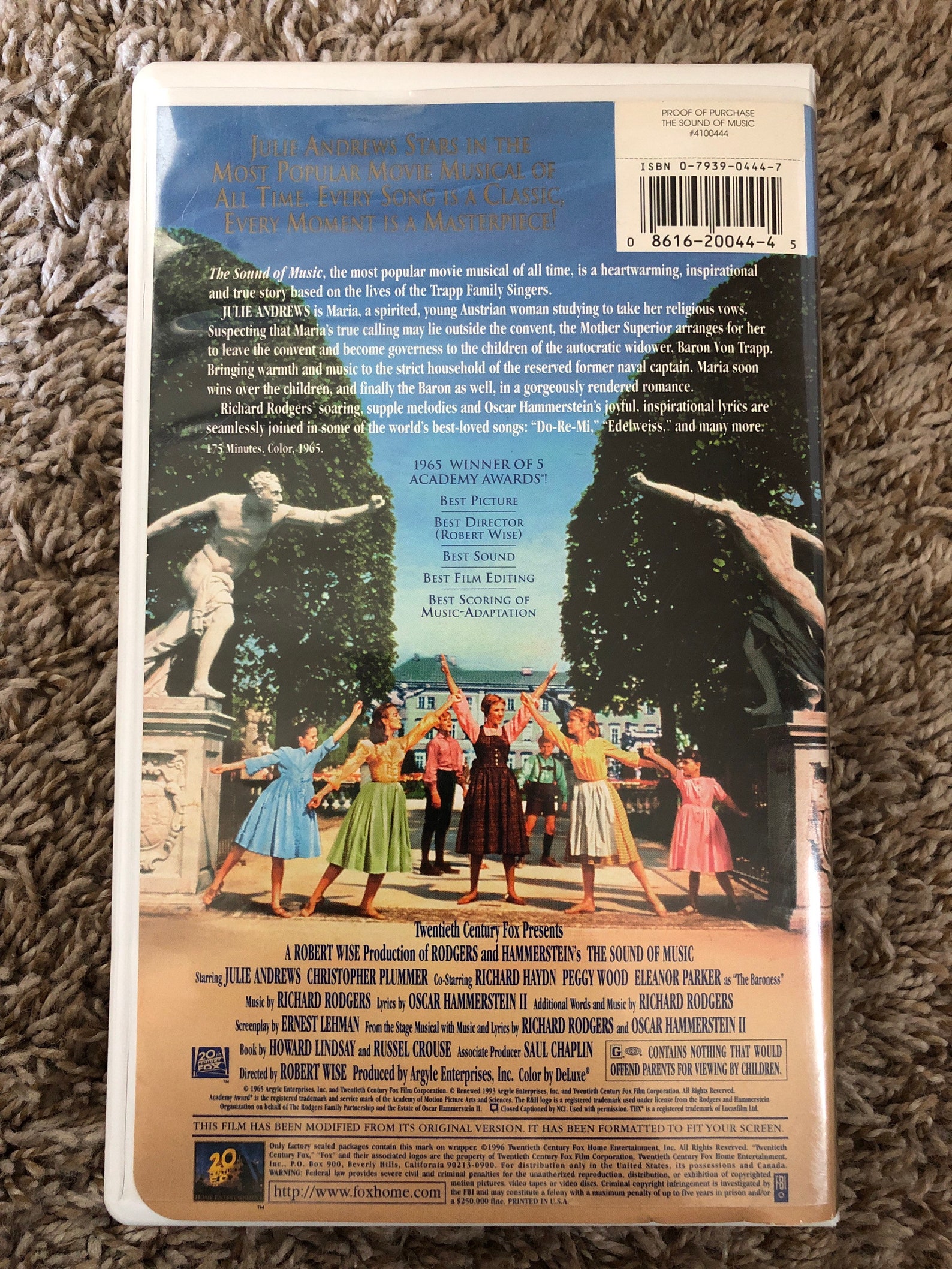 Sound of Music VHS movie Classic Vintage Etsy