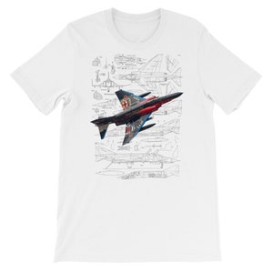 F-4 Phantom II JASDF Blueprint T-Shirt