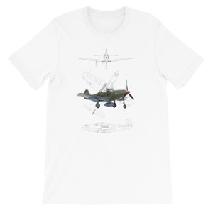 P-39 Airacobra Blueprint T-Shirt I