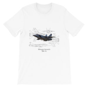 MiG-31 Blueprint T-Shirt I