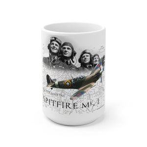 Supermarine Spitfire Mk.I - &quot;So Much Owed By So Many to So Few&quot; Mug