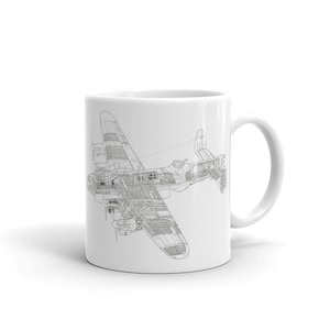Caneca Cutaway Avro Lancaster