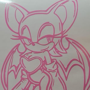 Rouge the Bat - Vinyl Decal - UV Proof - Waterproof