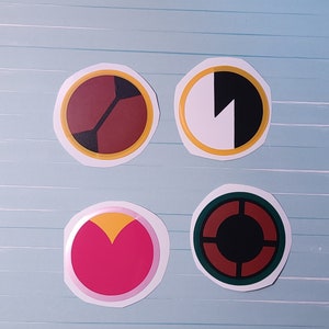 Net Navi Crests - Rockman EXE - Megaman - Battle Network - Weatherproof - Waterproof - Vinyl Decal