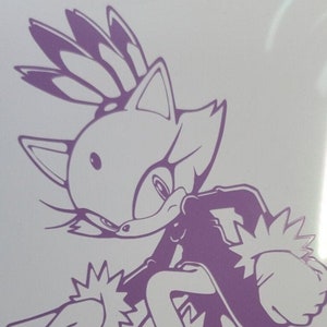 Blaze the Cat - Vinyl Decal - UV Proof - Waterproof
