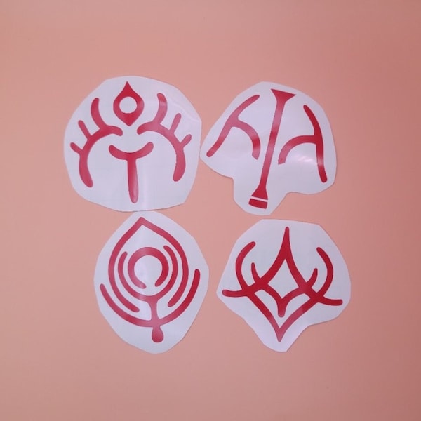 Fire Emblem Three Houses - Three Hopes - Crests - UV Proof - Weather Proof - Decals