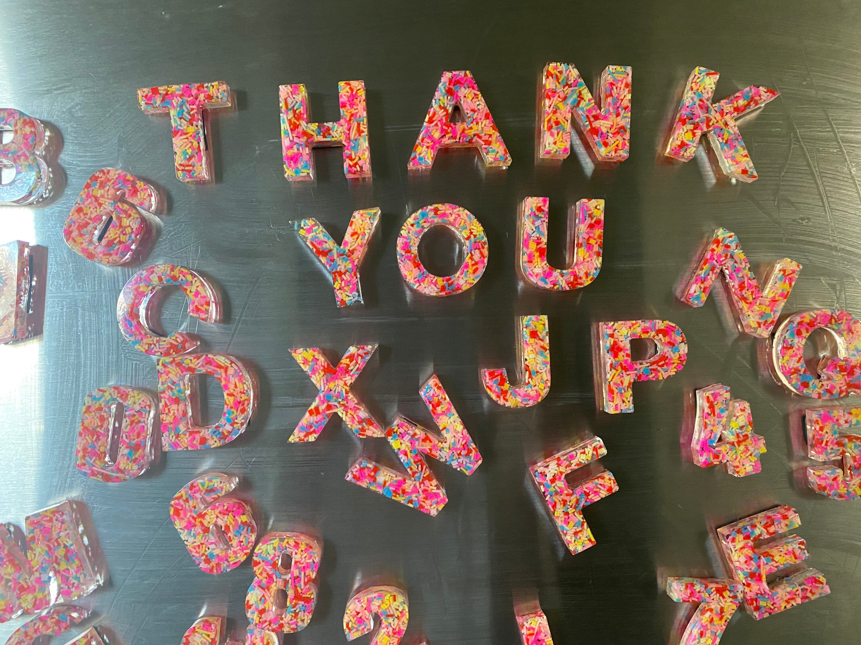 Magnetic Resin Letters for Learning and Play. - Etsy