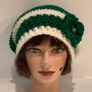 Green and White Slouchy