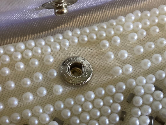 Vintage Beaded Clutch Handbag - image 7