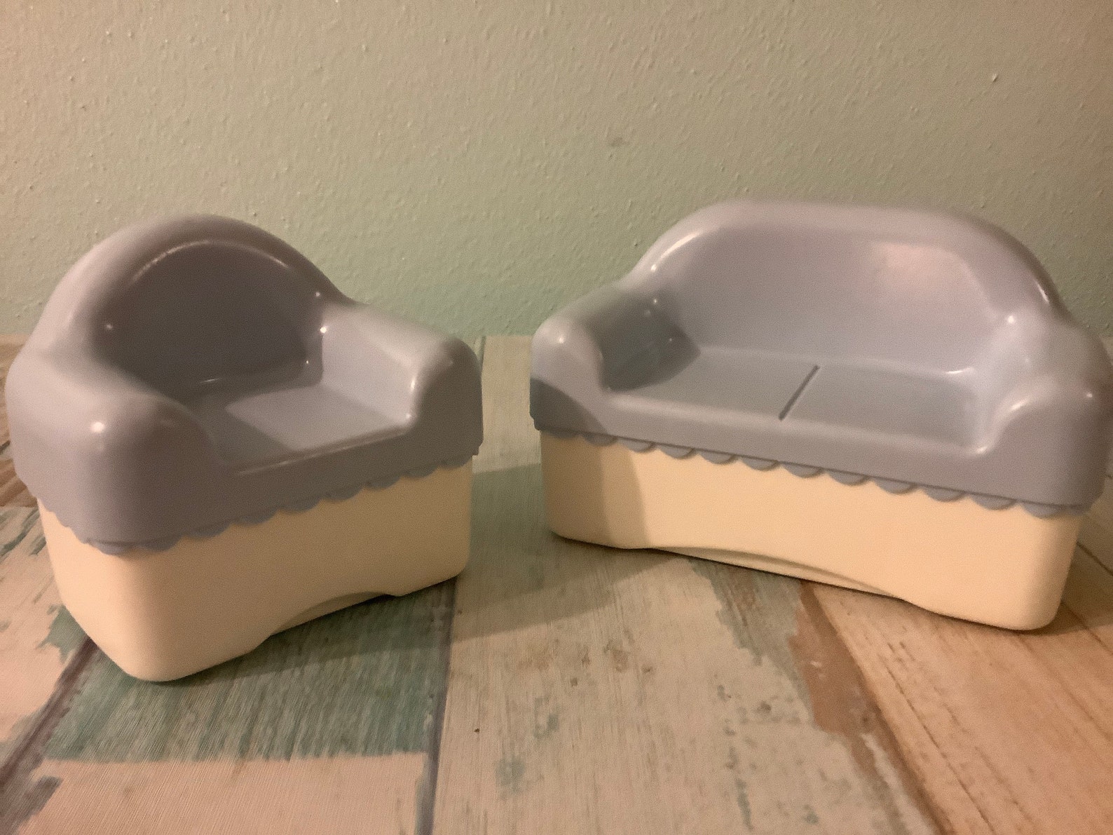 Little Tikes Plastic Couch and Matching Chair Dollhouse Etsy