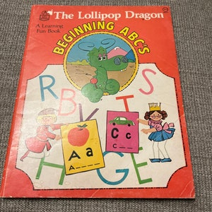 1979 The Lollipop Dragon Activity Book, Slightly Used