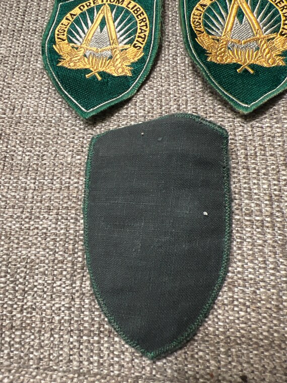 1950s Military NATO SHAPE Patches, Set of 5 - Gem