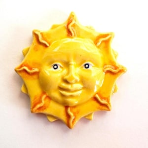 Large Sun Ceramic Tile for Mosaics Mural Backsplash