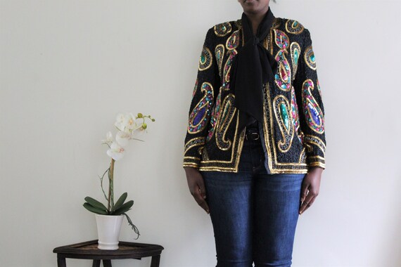 sequin jacket size 24