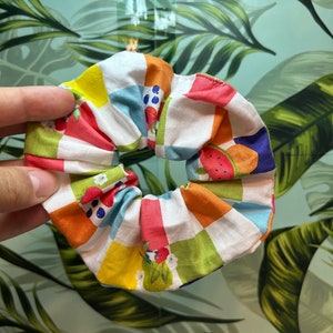 Fruity Checkers Scrunchie - Rooty Tooty Fresh and Fruity