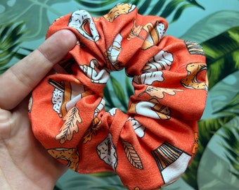 Pumpkin Spice Scrunchie - Comfort and Pumpkins