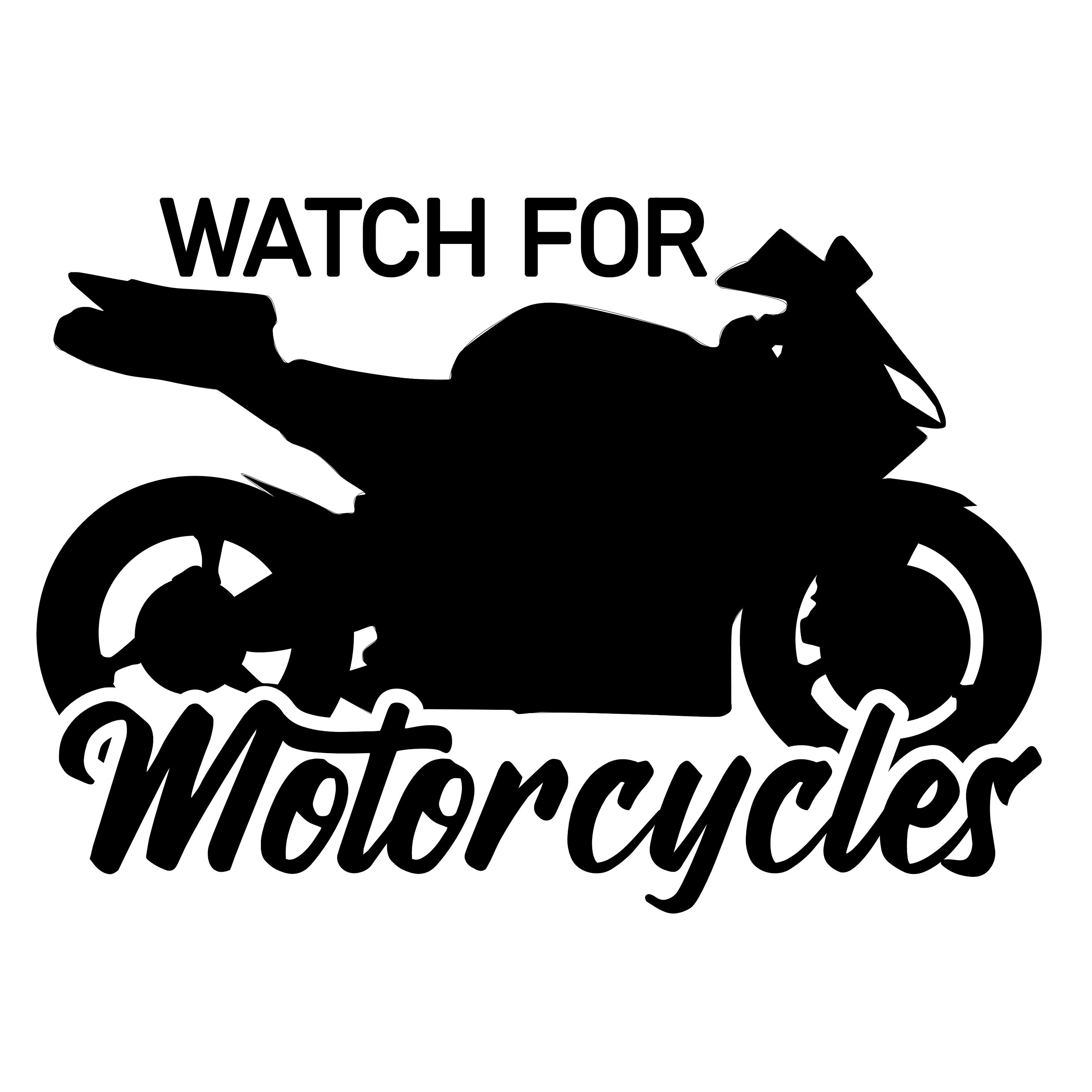 Single Color Watch for Motorcycles Street Bike Decal Etsy