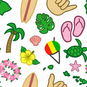 Hawaiian Pattern (Seamless)