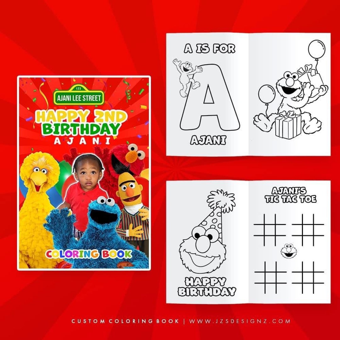 Custom Coloring Books Party Favors Kids Party Baby Shower Etsy