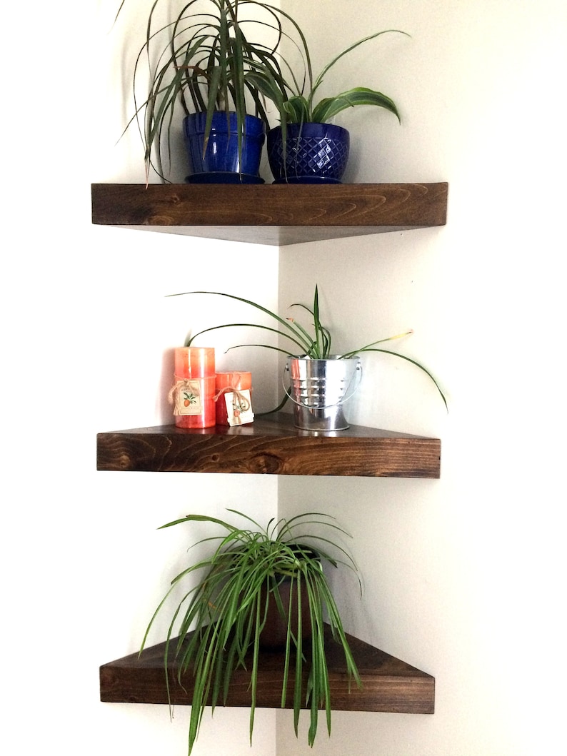 Floating Shelves Floating Corner Shelves Large 24 Etsy Canada