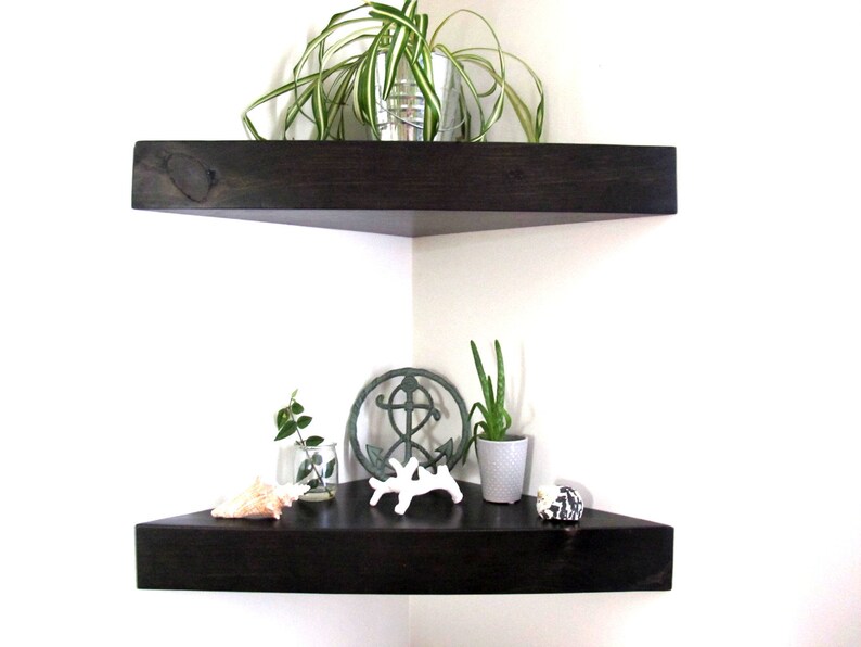 Floating Shelves Floating Corner Shelves Large 24 Etsy