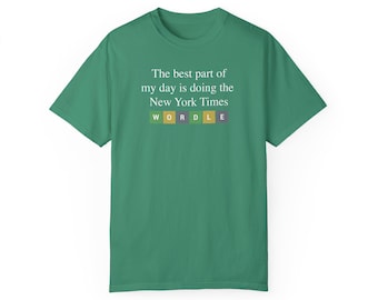Wordle Tee, New York Times Spiele, lustiges Kreuzworträtsel Shirt, NYT Spiele, Verbindungen Geschenk Shirt, Mini Kreuzworträtsel, NYT Kreuzworträtsel