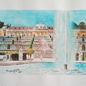 Sanssouci Castle in Potsdam