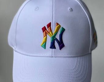 new york yankees rainbow hat