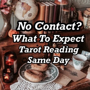 Pas de contact ? À quoi s'attendre Lecture du tarot le même jour de 10 h 00 à 22 h 00 CST détaillée