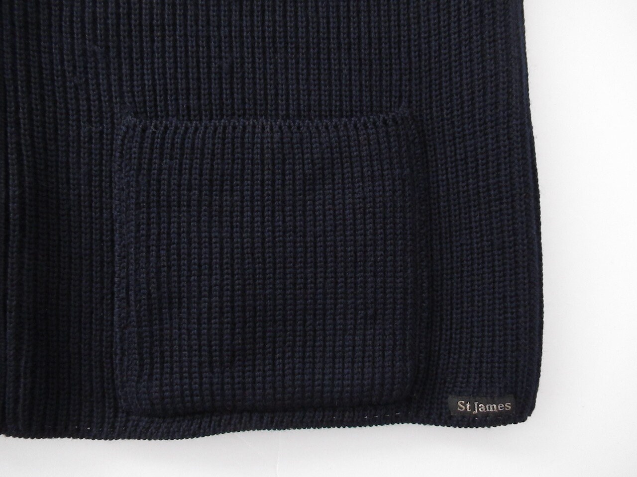 Cardigan Saint James Pour Homme - Taille S Beige - Mélange Laine/acrylique - Occasion Très Bon état