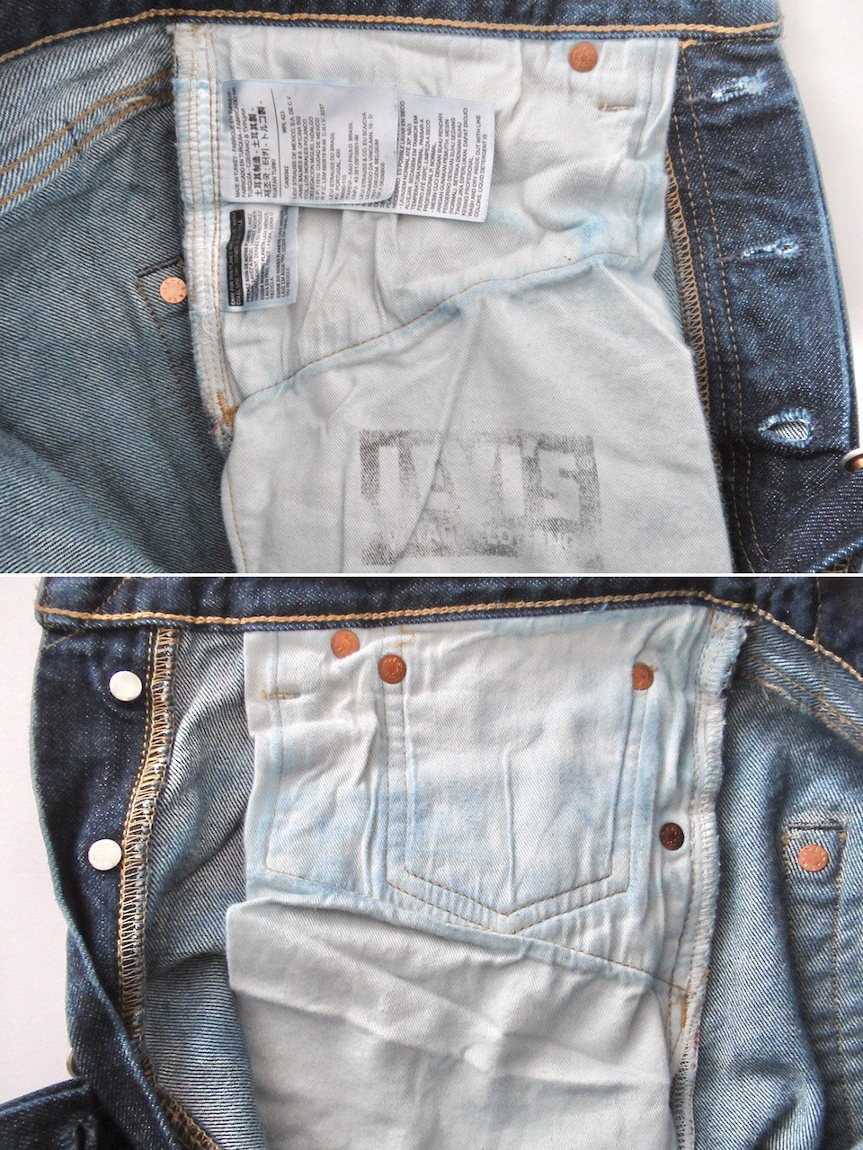 Buy Levi's Vintage Clothing LVC Mens 1947 501 XX Jeans Big E