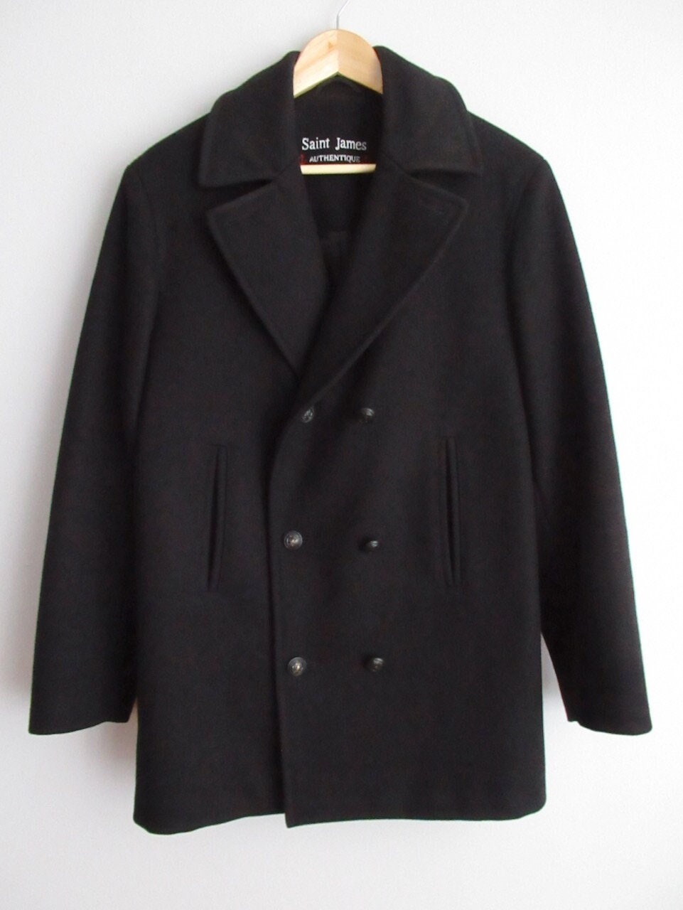 A.P.C. Wool Serge PeaCoat Made in France