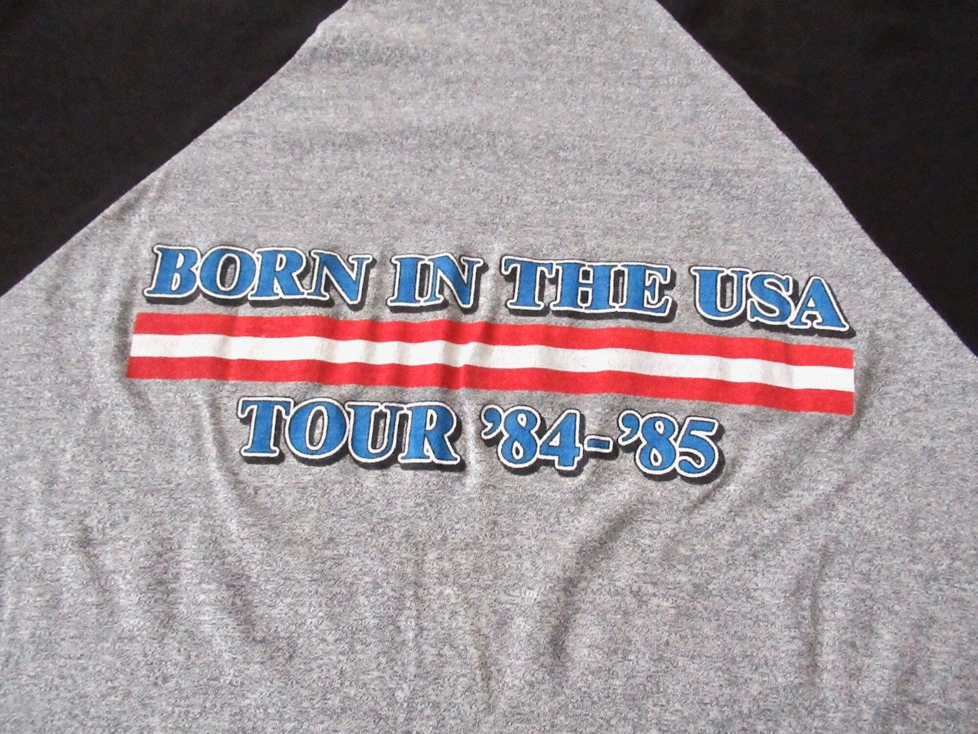 80s Vintage Mens Bruce Springsteen Born In The U.S.A. Tour T-Shirt