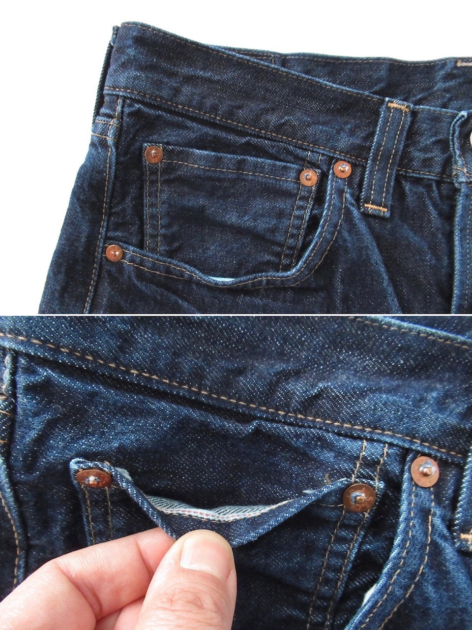LEVI’S LVC / 501XX 1947 selvedge denim Buy Levi's Vintage Clothing LVC Mens 1947 501 XX Jeans Big E